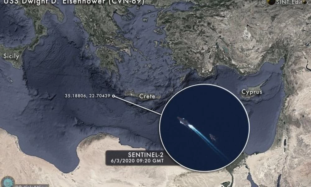 Παίρνουν ''φωτιά'' Αιγαίο & Α. Μεσόγειος: Το USS D. Eisenhower κάτω από την Κρήτη - Επίθεση Άγκυρας & κατά Ισραήλ